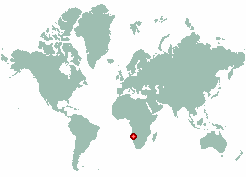 Oshikango in world map