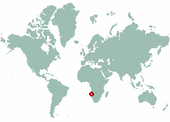 Ruacana Airport in world map